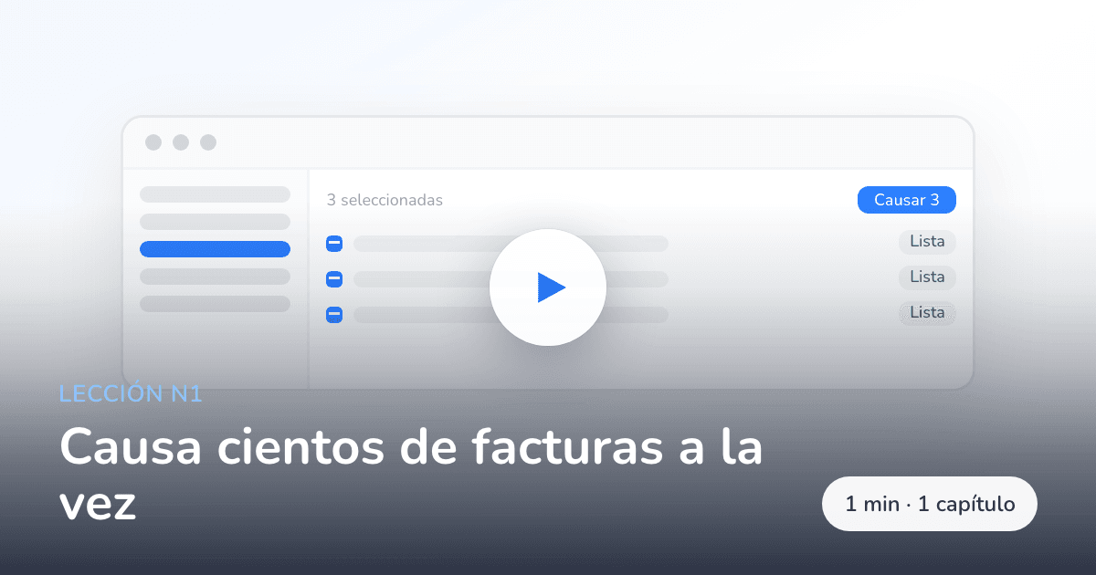 Causa cientos de facturas a la vez